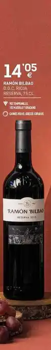 BM Supermercados Ramón bilbao d.o.c. rioja reserva oferta