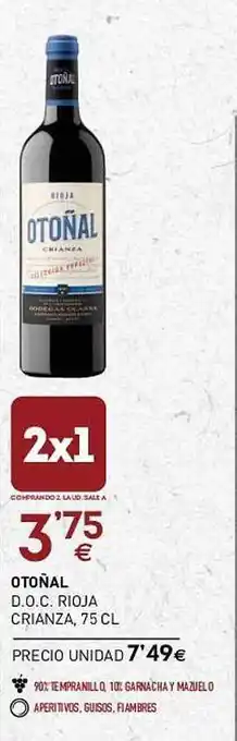 BM Supermercados Otoñal d.o.c. rioja crianza oferta