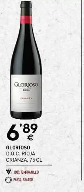 BM Supermercados Glorioso d.o.c. rioja crianza oferta