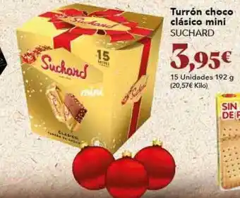 Gadis Turrón choco clásico mini suchard oferta