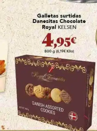 Gadis Galletas surtidas danesitas chocolate royal kelsen oferta