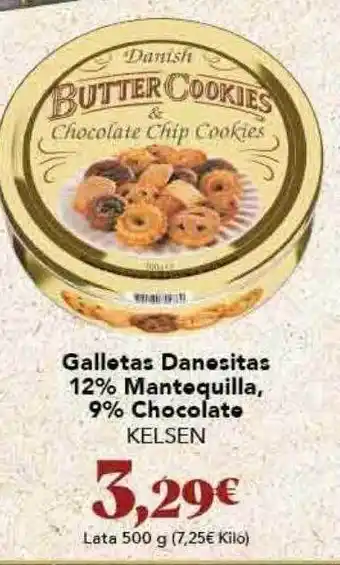 Gadis Galletas danesitas 12% mantequilla 9% chocolate kelsen oferta
