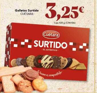 Gadis Galletas surtido cuétara oferta