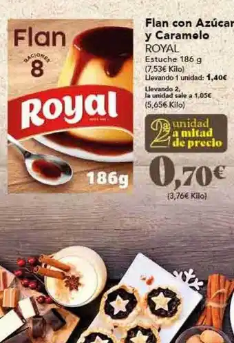 Gadis Flan con azúcar y caramelo royal oferta