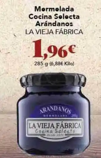 Gadis Mermelada cocina selecta arándanos la vieja fábrica oferta