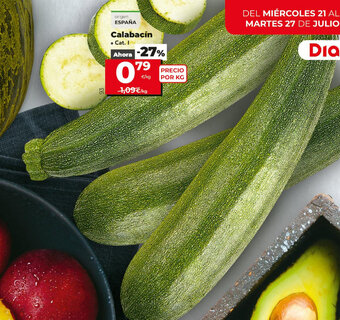 Dia Calabacin oferta