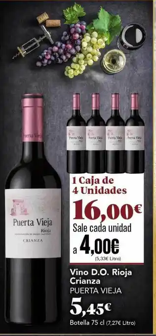 Gadis Vino d.o. rioja crianza puerta vieja oferta