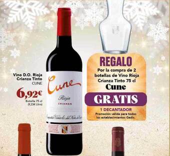 Gadis Vino d.o. rioja crianza tinto cune oferta