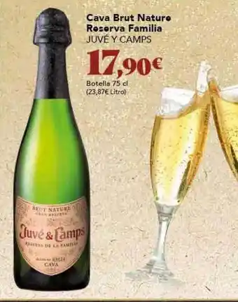 Gadis Cava brut nature reserva familia juvé y camps oferta