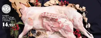 Gadis Cordero de 11 a 13 kg entero medios o cuartos oferta