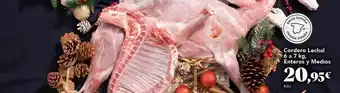 Gadis Cordero lechal 6 a 7 kg enteros y medios oferta