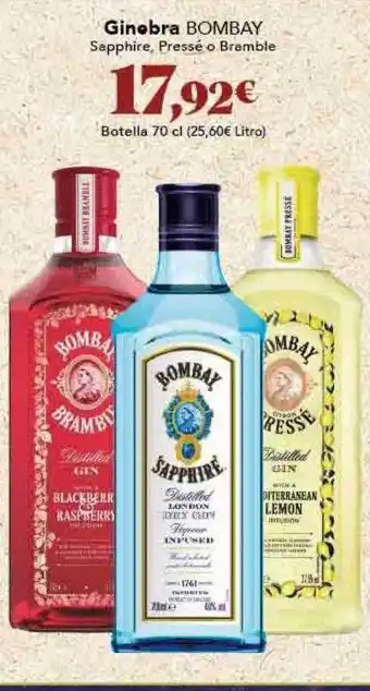Gadis Ginebra bombay sapphire pressé o bramble oferta