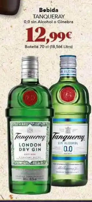 Gadis Bebida tanqueray 0.0 sin alcohol o ginebra oferta