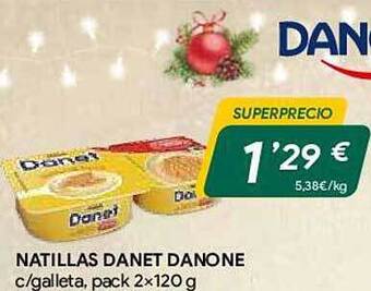 Masymas Natillas danet danone c galleta pack 2 oferta