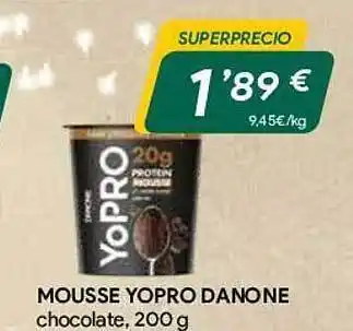 Masymas Mousse yopro danone oferta