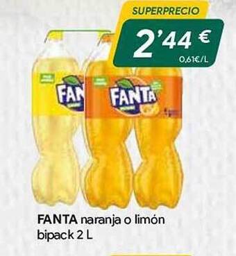 Masymas Fanta naranja o limóñ bipack oferta