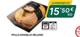Masymas Pollo amarillo relleno oferta