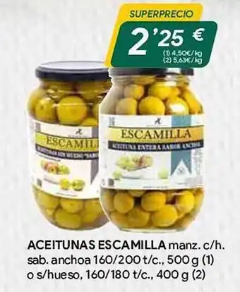 Masymas Aceitunas escamilla oferta