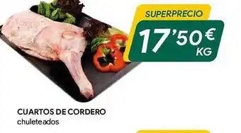 Masymas Cuartos de cordero chuleteados oferta