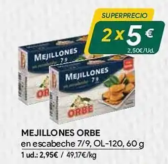 Masymas Mejillones orbe en escabeche oferta