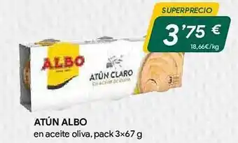 Masymas Atún albo en aceite oliva oferta