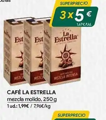 Masymas Café la estrella mezcla molido oferta