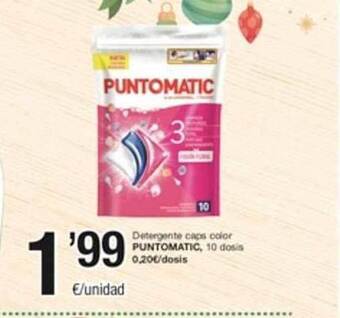 SPAR Detergente caps color puntomatic 10 dosis oferta