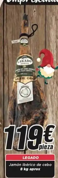 SPAR Legado jamón ibérico de cebo aprox oferta