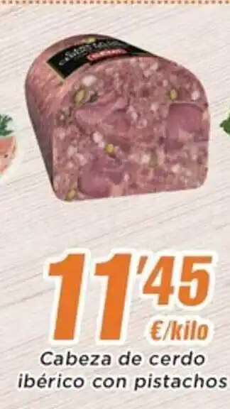 SPAR Cabeza de cerdo ibérico con pistachos oferta