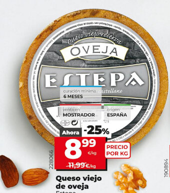 Dia Queso viejo de oveja oferta