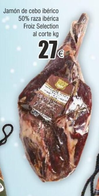 FROIZ Jamón de cebo ibérico 50% raza ibérica oferta