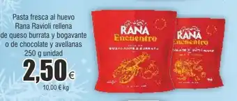 FROIZ Pasta fresca al huevo rana ravioli rellena oferta