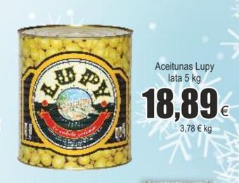 FROIZ Aceitunas lupy lata 5 kg oferta