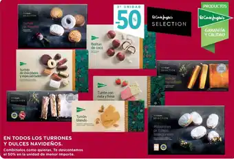 Hipercor Dulces navideños oferta