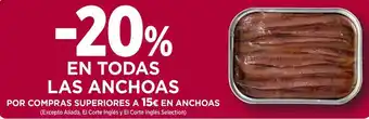 Hipercor En todas las anchoas oferta