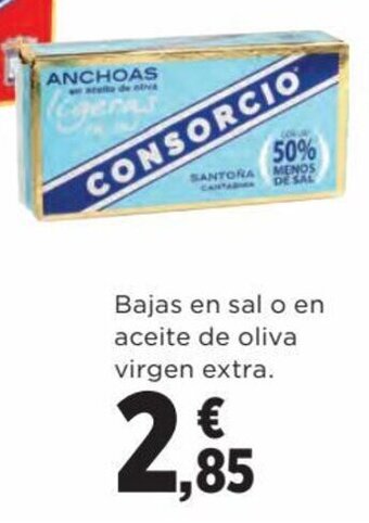 Hipercor Anchoas CONSORCIO oferta