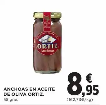Hipercor Anchoas en aceite de oliva ORTIZ oferta