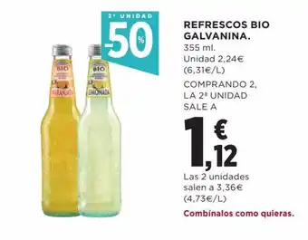 Hipercor Refrescos bio galvanina oferta