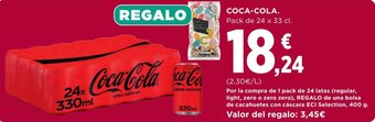 Hipercor Coca-cola 24 x 33 cl oferta