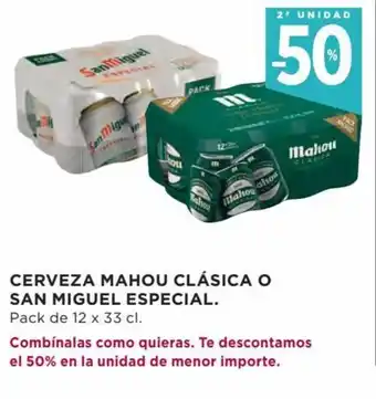 Hipercor San miguel mahou oferta