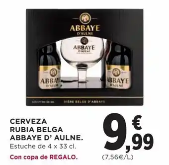 Hipercor Cerveza rubia belga abbaye d'aulne oferta