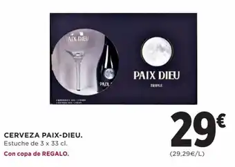 Hipercor Cerveza paix-dieu oferta
