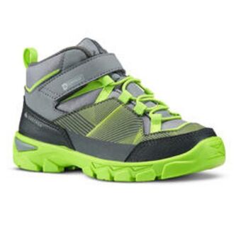 Decathlon Botas de montaña y trekking impermeables niños 28 a 34 quechua mh120 mid velcro oferta