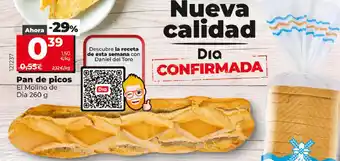 Dia Pan de picos El Molino de Dia 260g oferta