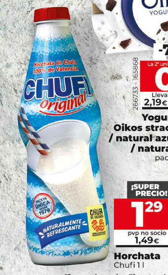 Dia Horchata Chufi 1l oferta