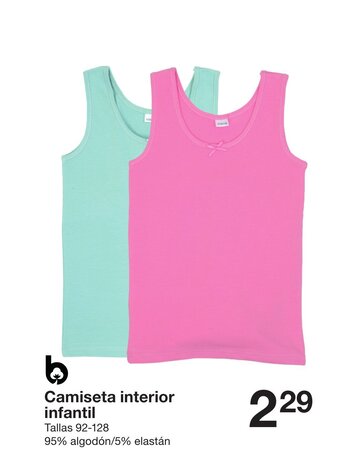 Zeeman Camiseta interior infantil oferta