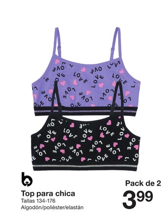 Zeeman Top para chica oferta