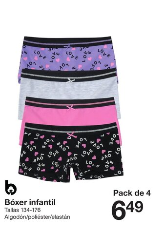 Zeeman Bóxer infantil oferta