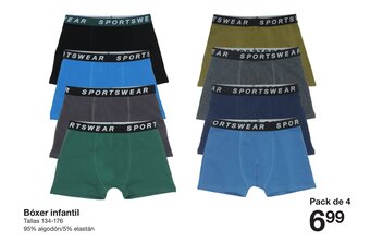 Zeeman Bóxer infantil oferta