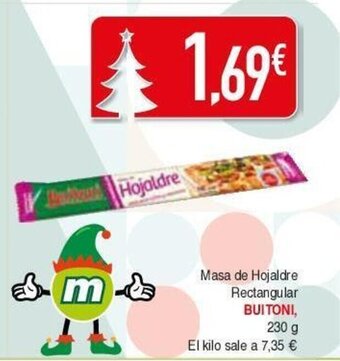 Masymas MAsa de hojaldre rectangular BUITONI oferta